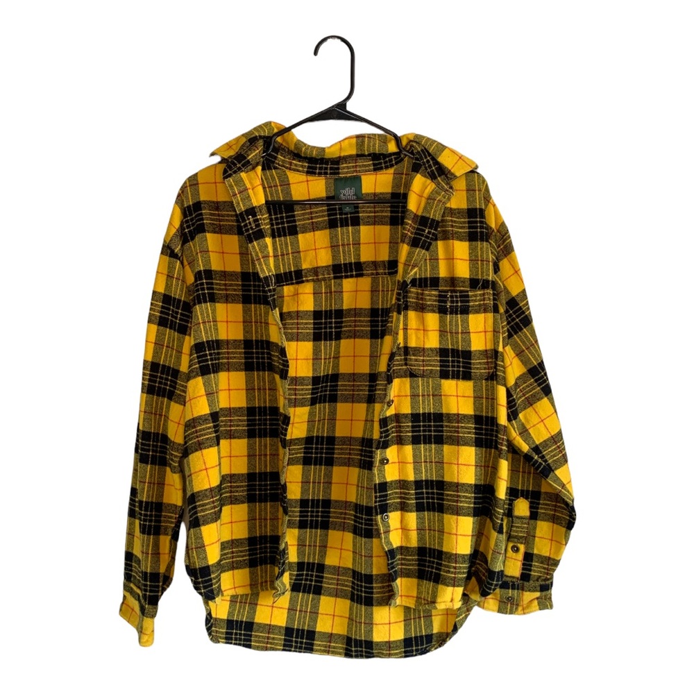 Yellow Plaid Flannel